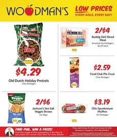 Woodman's weekly ad week 43 Page 1