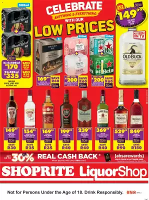 Shoprite Liquor catalogue (valid until 9-11)