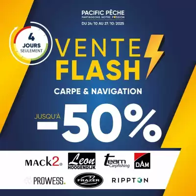 Catalogue Pacific Pêche (valable jusqu'au 27-10)
