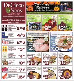DeCicco & Sons weekly ad week 43 Page 1