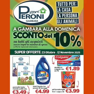 Volantino Peroni Supermercati (valido fino al 12-11)