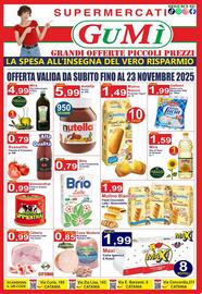 Volantino GuMì Supermercati Pagina 1