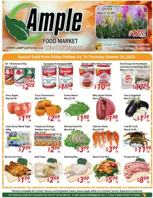 Ample Food Market flyer (valid until 31-10)