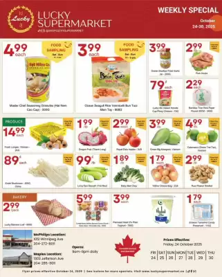 Lucky Supermarket flyer (valid until 30-10)