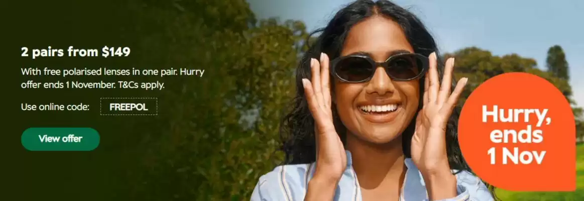 Specsavers catalogue (valid until 1-11)