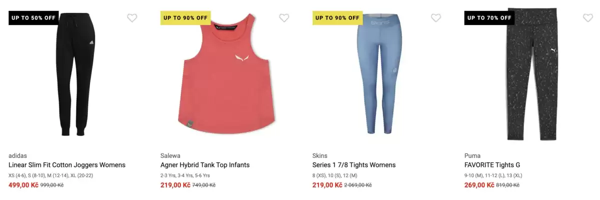 Sports Direct leták (platné do 30-10)