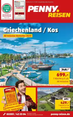 Penny Reisen Prospekt (gültig bis 27-12)