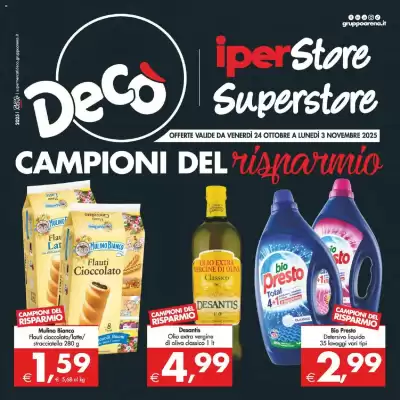 Volantino Deco Iperstore (valido fino al 3-11)