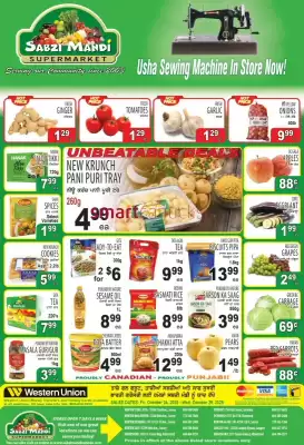 Sabzi Mandi Supermarket flyer (valid until 30-10)
