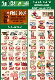 Nations Fresh Foods flyer week 43 Page 1