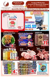 United Supermarket flyer week 43 Page 1