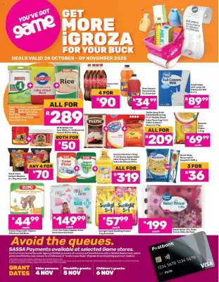 Game catalogue (valid until 9-11)
