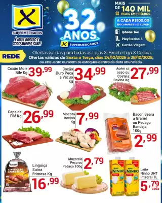 Folheto X Supermercados (válido até 28-10)