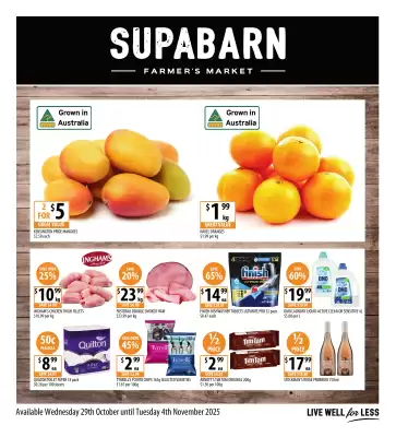 Supabarn catalogue (valid until 4-11)