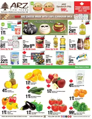 Arz Fine Foods flyer (valid until 30-10)