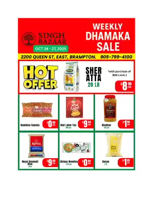 Singh Bazaar flyer (valid until 27-10)