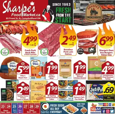 Sharpe's Food Market flyer (valid until 30-10)