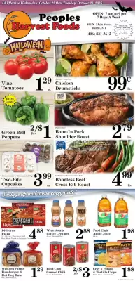 Harvest Foods weekly ad (valid until 28-10)
