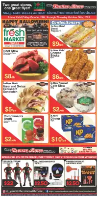 Fresh Market Foods flyer (valid until 30-10)