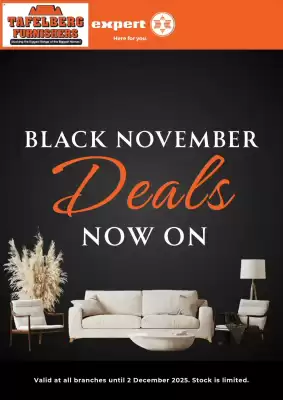 Tafelberg Furnishers catalogue (valid until 2-12)
