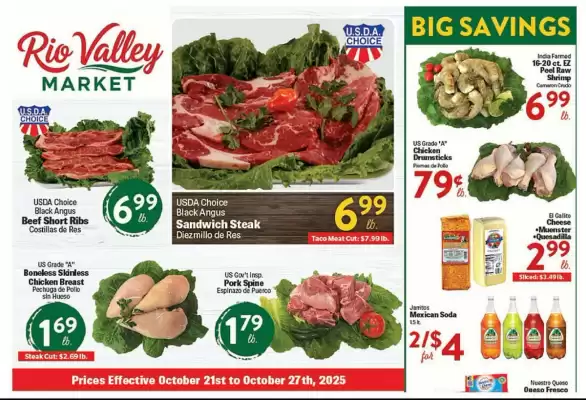 Rio Valley Market weekly ad (valid until 27-10)