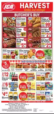 IGA weekly ad (valid until 28-10)