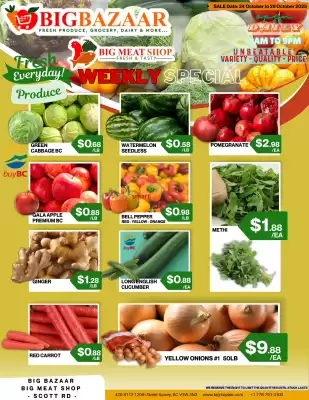 Big Bazaar Canada flyer (valid until 27-11)