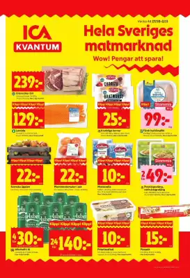 ICA Kvantum reklamblad (giltig till och med 2-11)