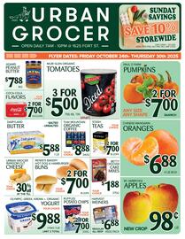 Urban Grocer flyer week 43 Page 1