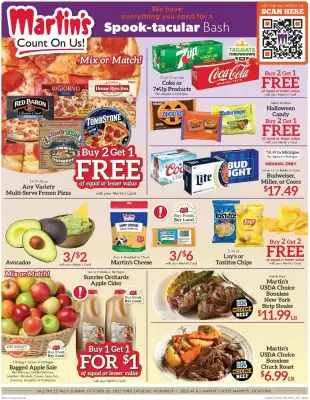 Martin's Super Markets weekly ad (valid until 1-11)