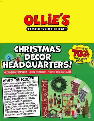 Ollie's weekly ad (valid until 31-10)
