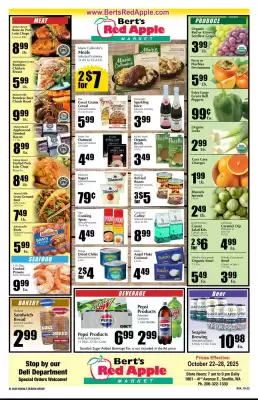 Bert's Red Apple weekly ad (valid until 28-10)