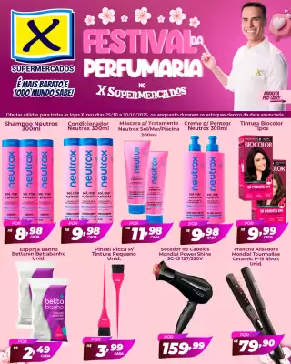 Folheto X Supermercados (válido até 30-10)