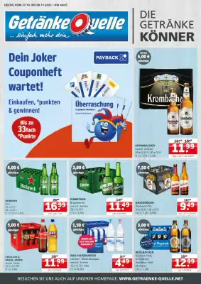 Getränke Quelle Prospekt (gültig bis 8-11)
