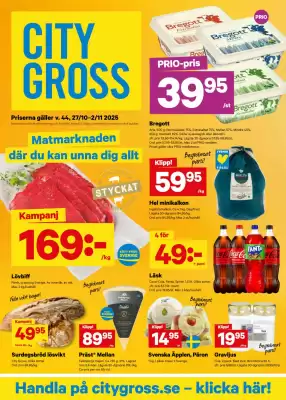 City Gross reklamblad