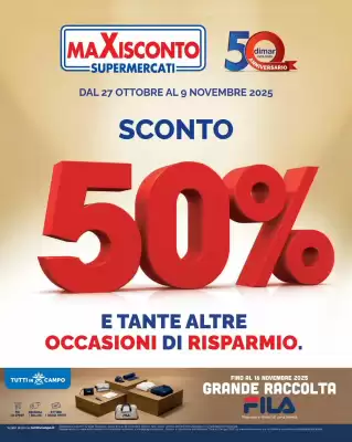 Volantino Maxisconto (valido fino al 9-11)