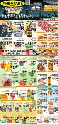 Fine Fare circular (valid until 1-11)