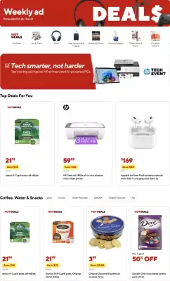 Staples weekly ad (valid until 1-11)