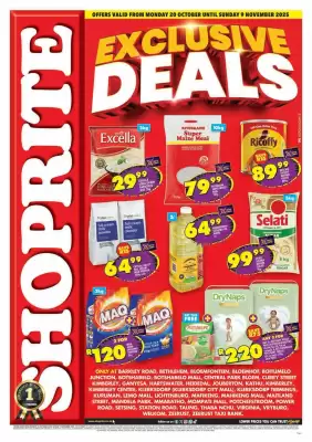 Shoprite catalogue (valid until 9-11)