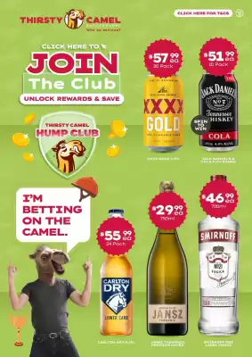 Thirsty Camel catalogue (valid until 9-11)
