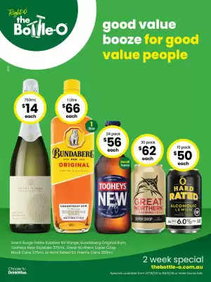 The Bottle O catalogue (valid until 9-11)