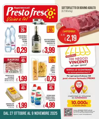 Volantino PrestoFresco (valido fino al 9-11)