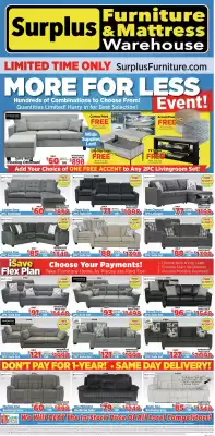 Surplus Furniture flyer
