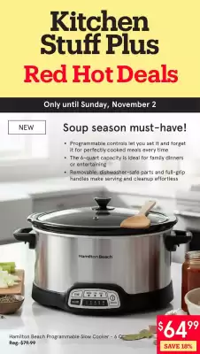 Kitchen Stuff Plus flyer (valid until 3-11)