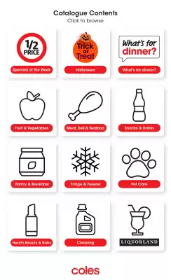 Coles catalogue (valid until 4-11)