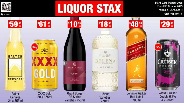 Liquor Stax catalogue (valid until 28-10)