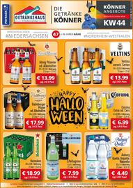 Getränkehaus Prospekt woche 44 Seite 1