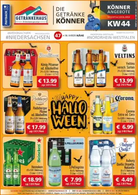 Getränkehaus Prospekt (gültig bis 1-11)