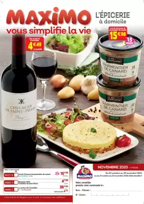 Catalogue Maximo (valable jusqu'au 23-11)