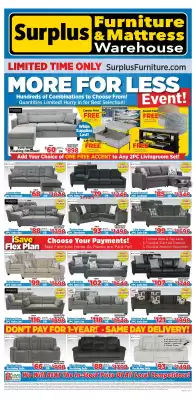 Surplus Furniture flyer